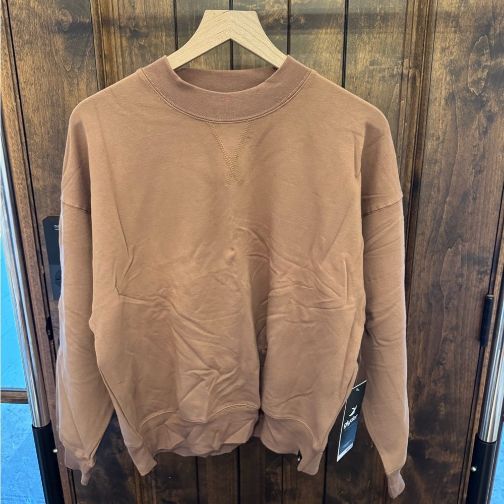 Glyder Women’s Tan Crewneck Sweater
